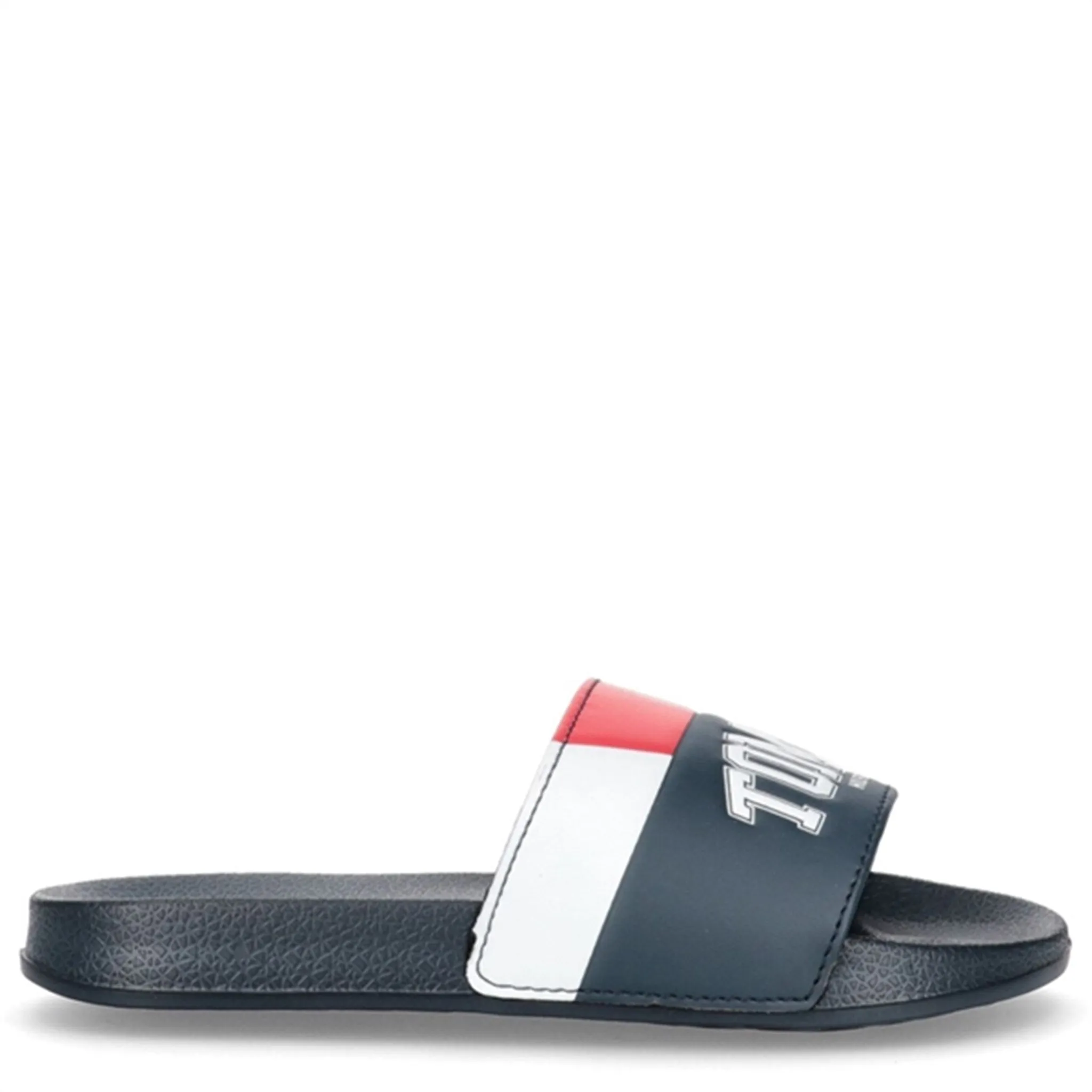 Tommy Hilfiger Varsity Print Pool Slide Blue