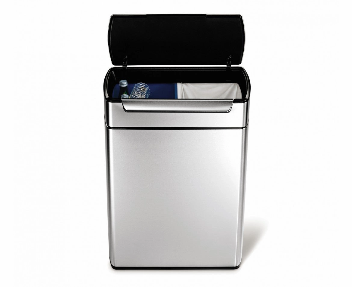 touch-bar recycler fingerprint-proof stainless steel-48 litre