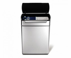 touch-bar recycler fingerprint-proof stainless steel-48 litre