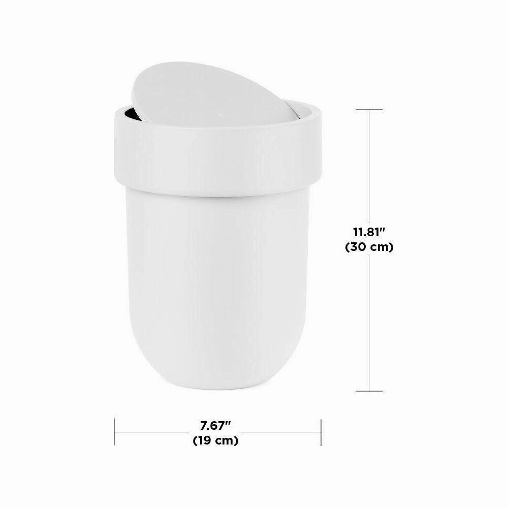 Touch Trash Can with Lid 1.6 Gallon (6L)