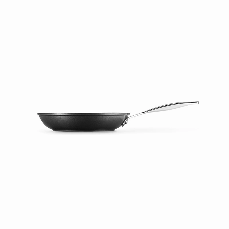 Toughened Non-Stick Shallow Frying Pan, 22cm, Black