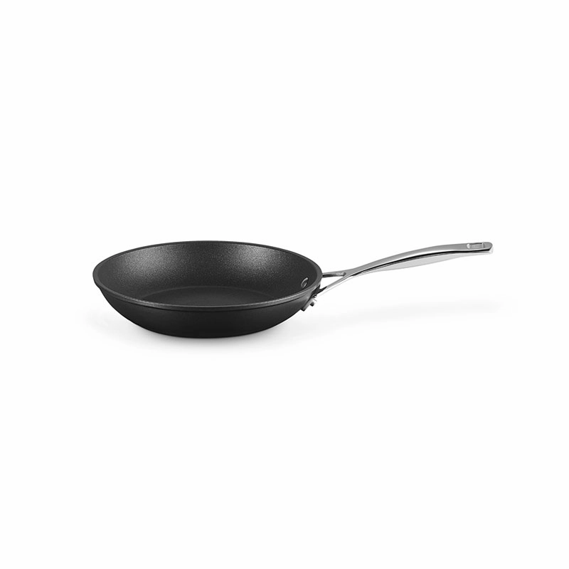 Toughened Non-Stick Shallow Frying Pan, 22cm, Black