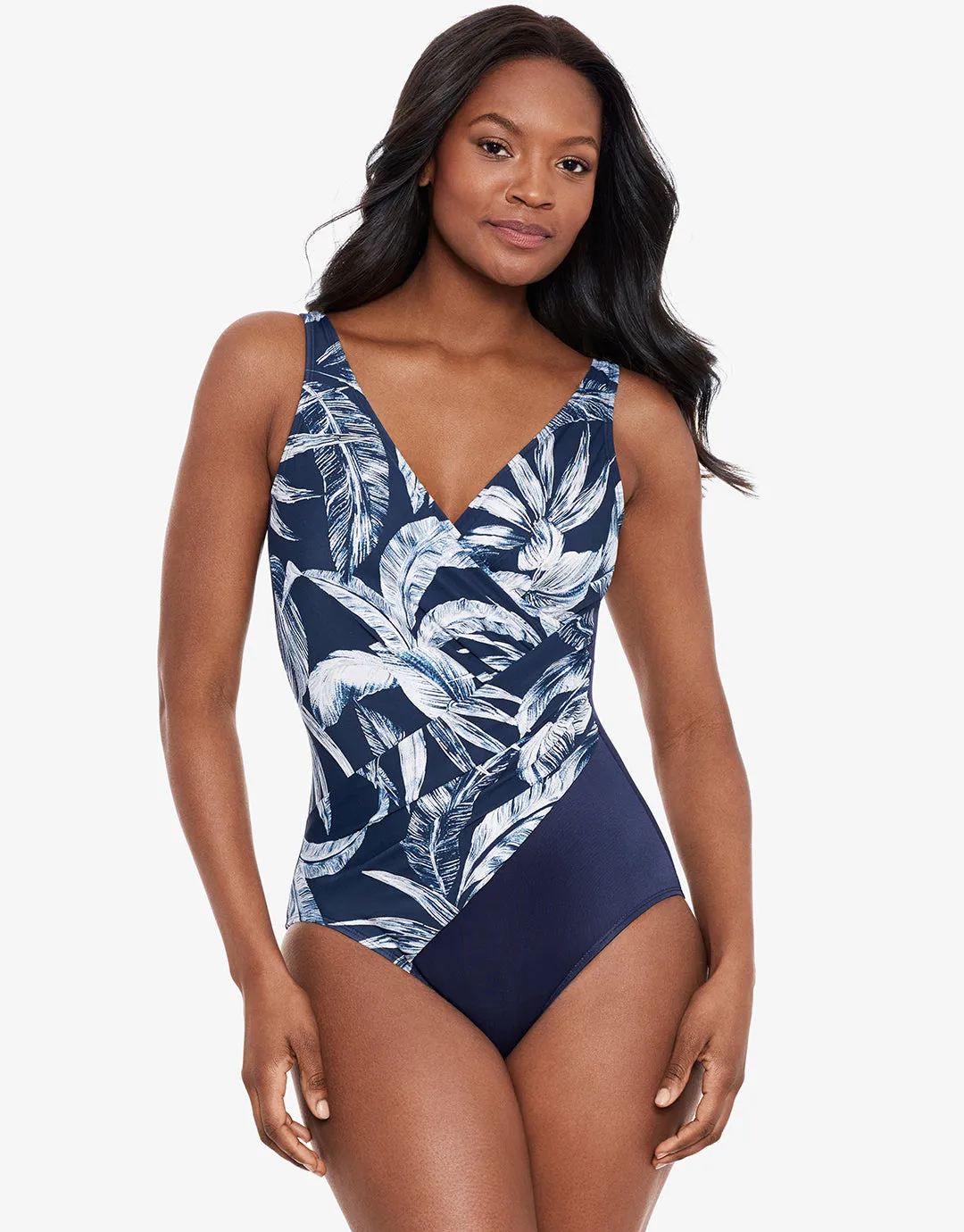 Tropica Toile Oceanus Swimsuit - Navy White