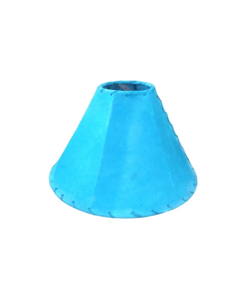 Turquoise Genuine Rawhide Lamp Shades