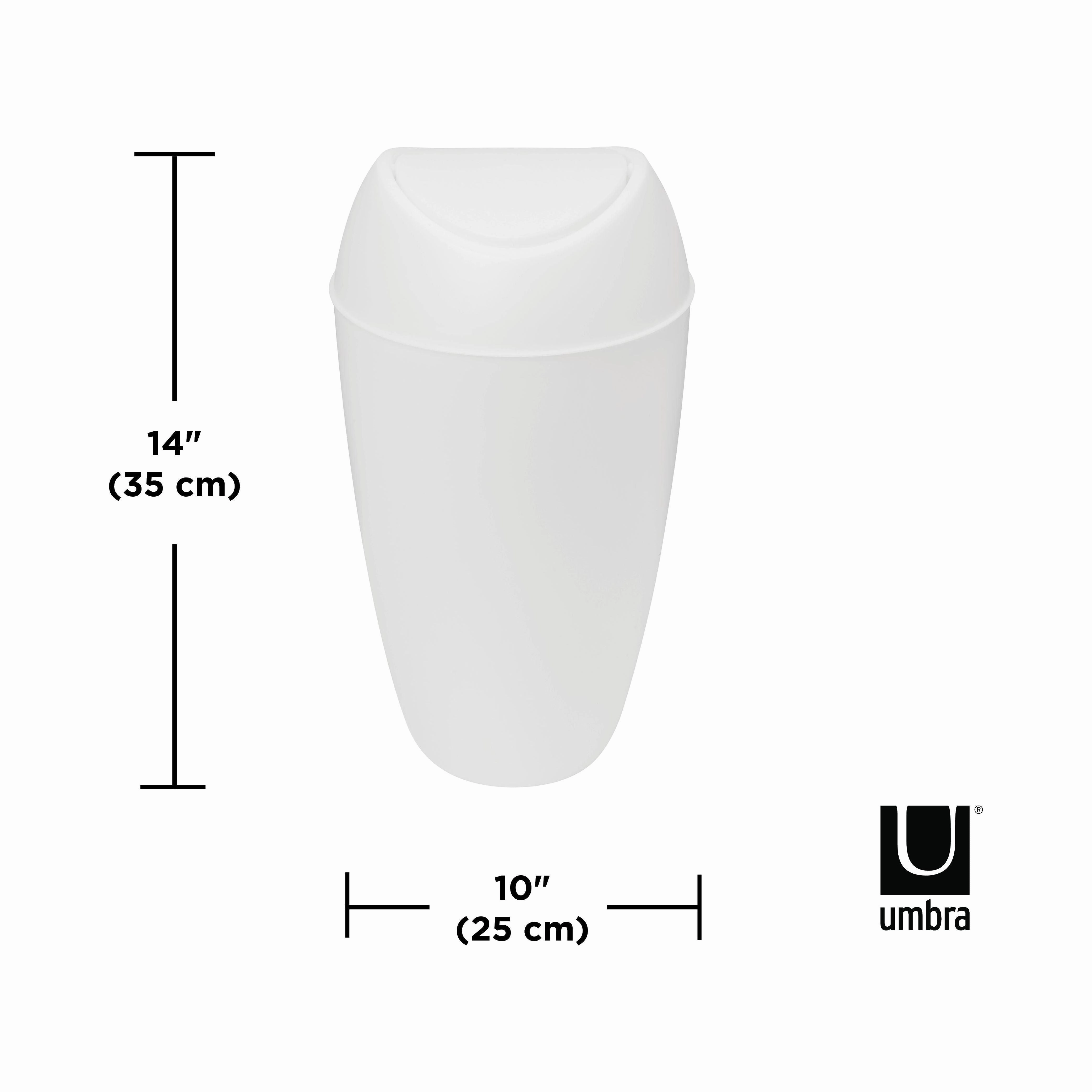 Twirla Trash Can 2.4 Gallon (9L) Capacity