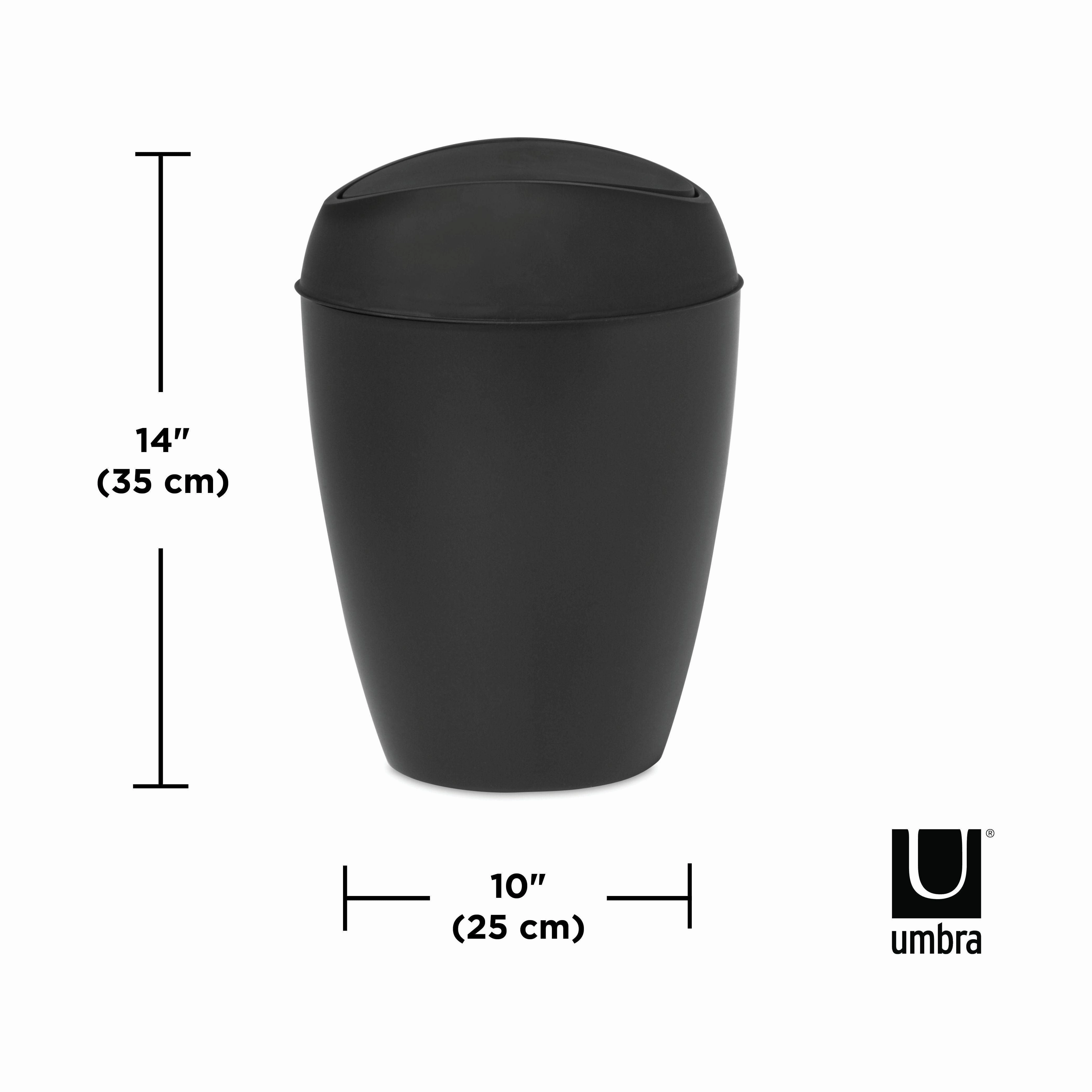 Twirla Trash Can 2.4 Gallon (9L) Capacity