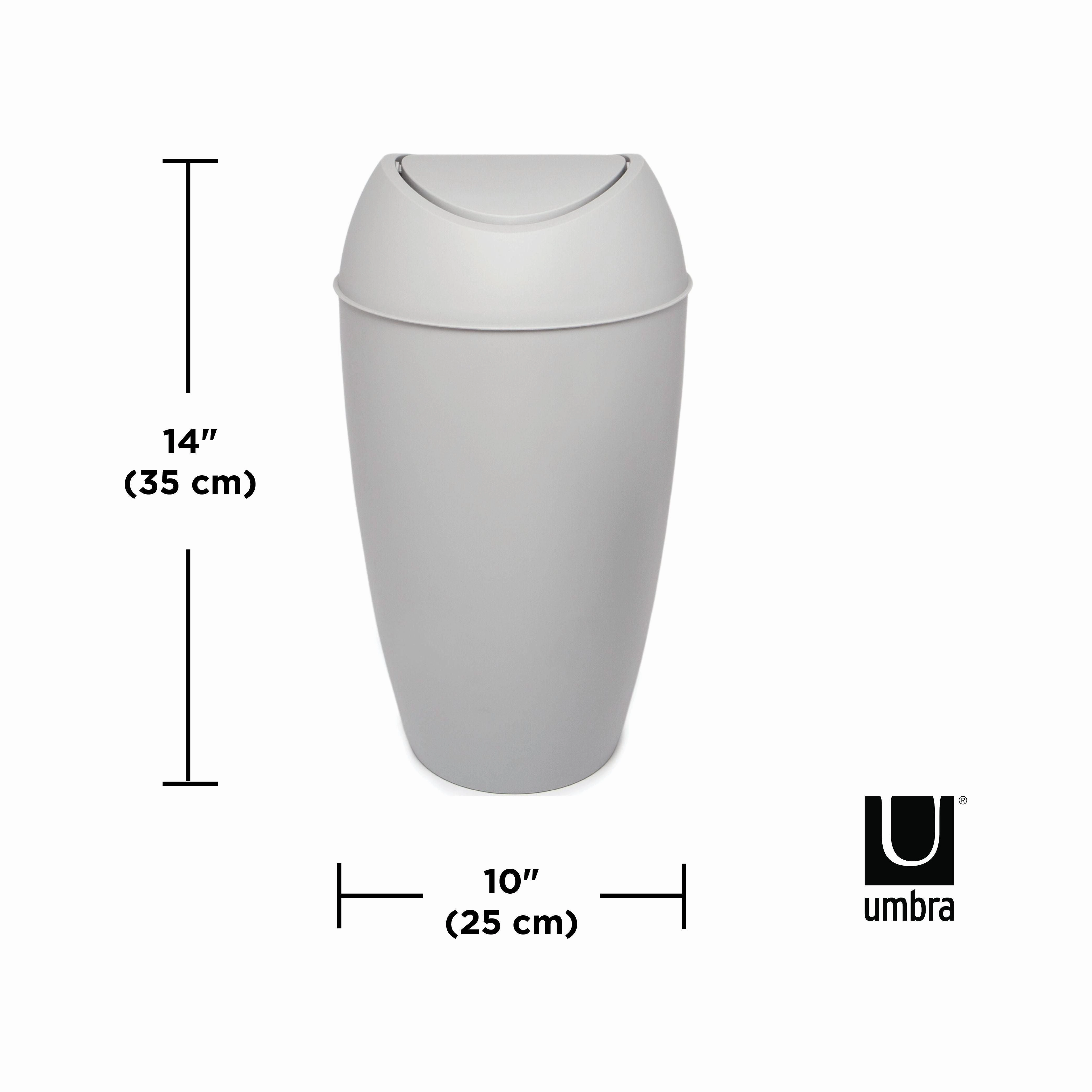 Twirla Trash Can 2.4 Gallon (9L) Capacity