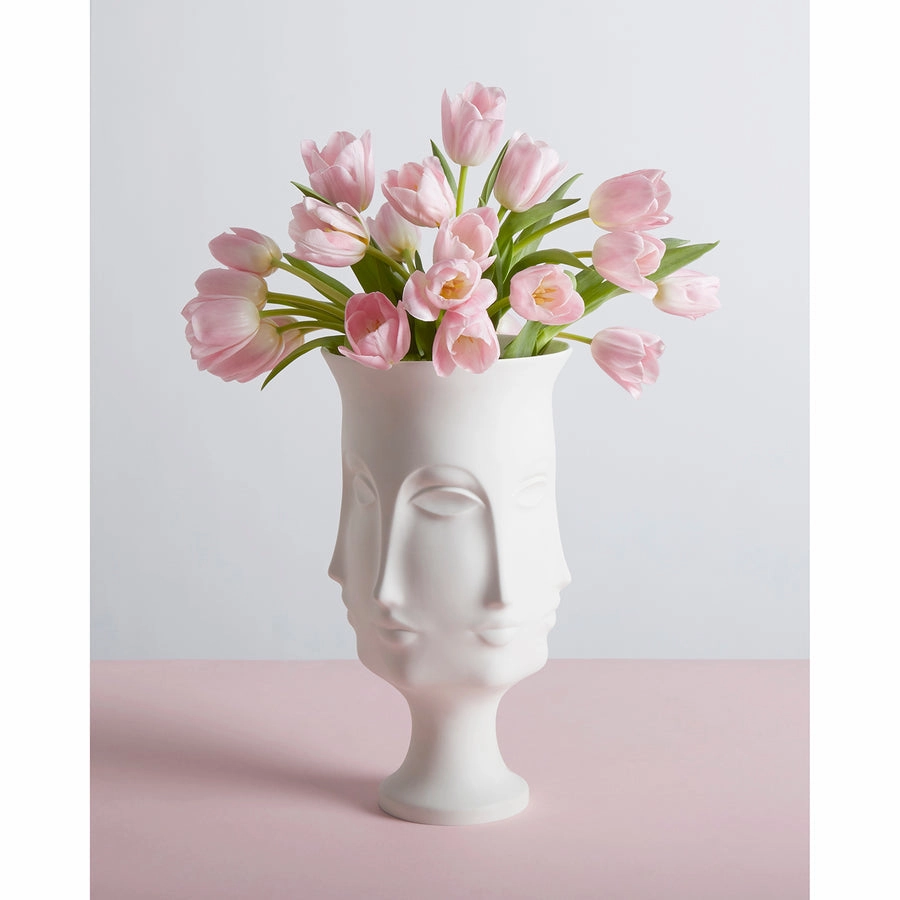 Unglazed Porcelain Faces Urn | Jonathan Adler Dora Maar