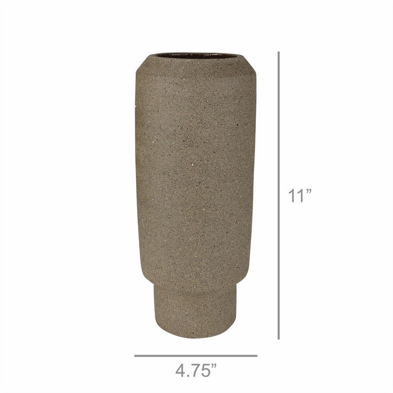 Valdez Vase, Natural Clay - Lrg