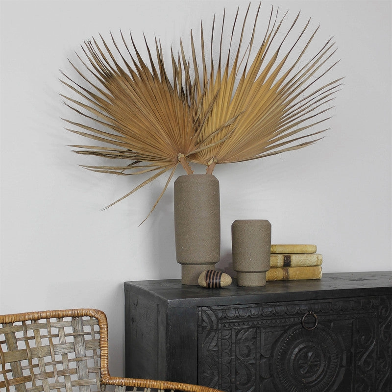 Valdez Vase, Natural Clay - Lrg