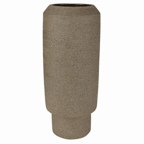 Valdez Vase, Natural Clay - Lrg Vase,Ceramic Vase