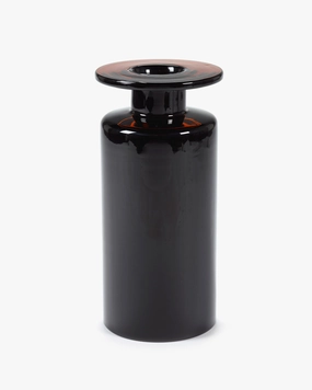 Vase L black/dark brown Wind & fire Vase,Decorative Vase