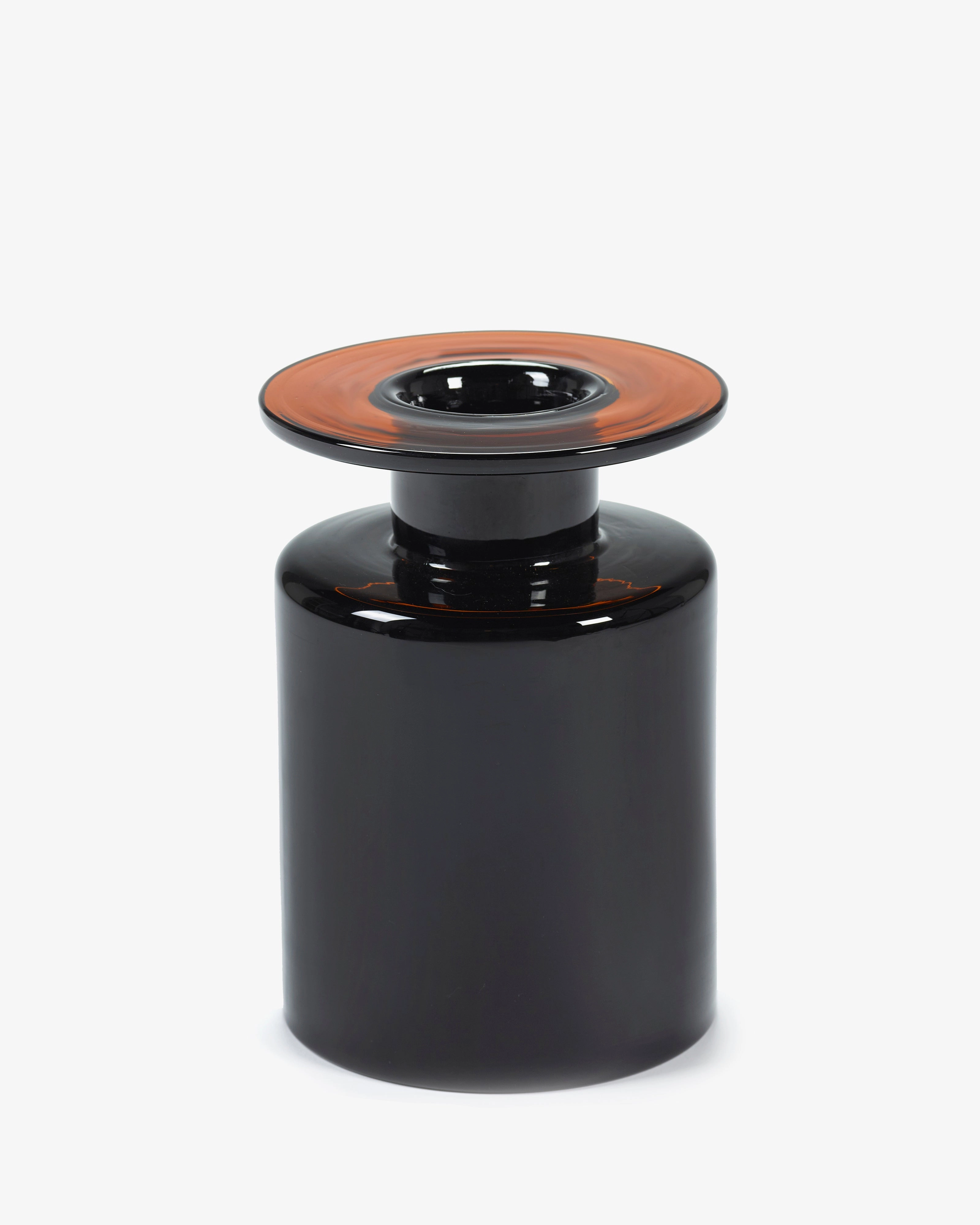 Vase M black/dark brown Wind & fire Vase,Decorative Vase
