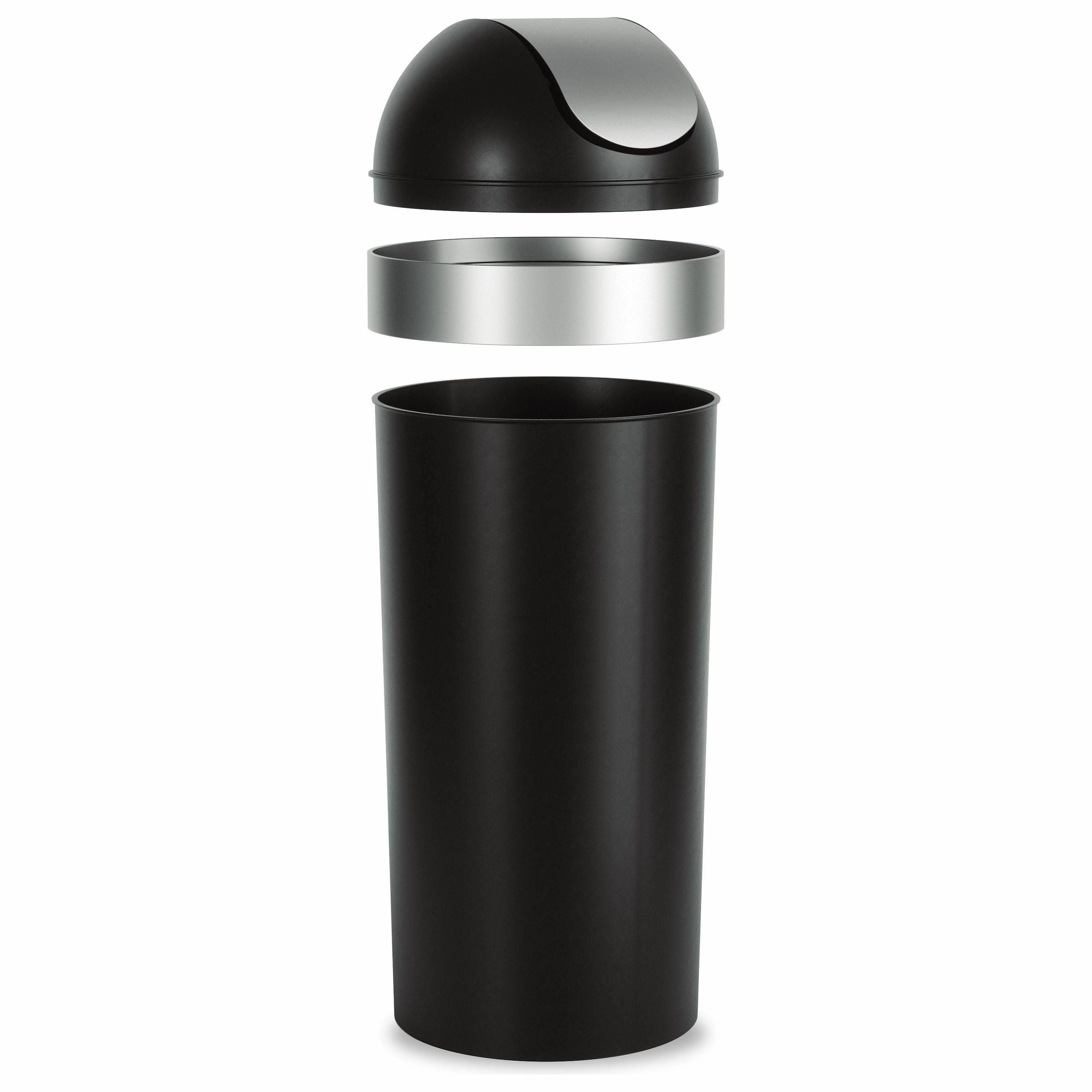 Venti 16-Gallon (62L) Trash Can with Swing Top Lid