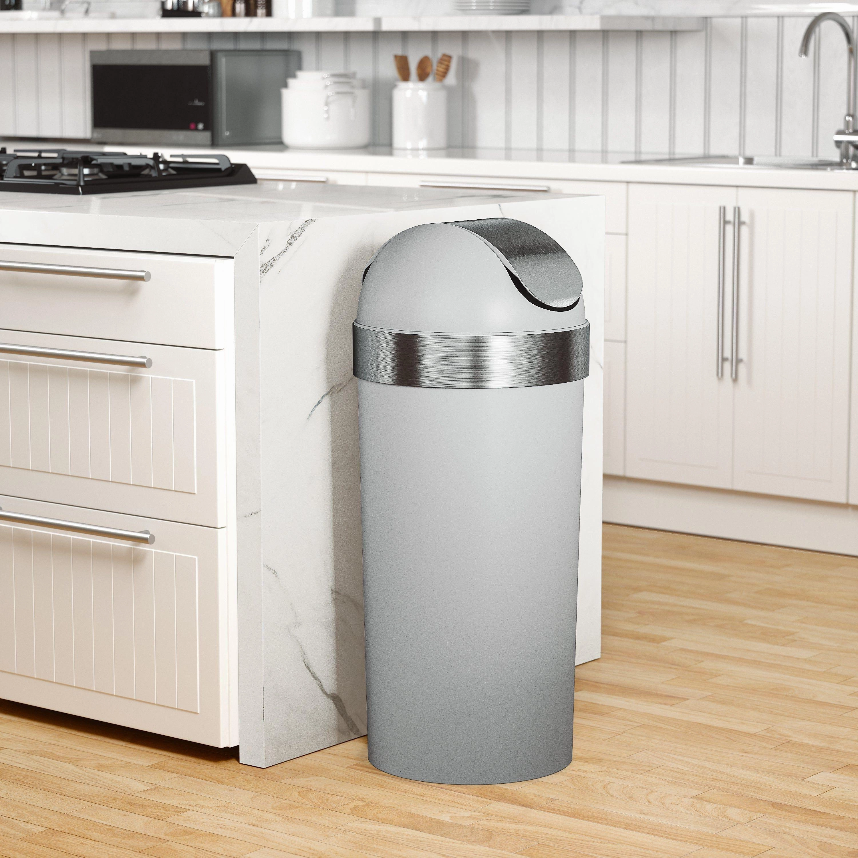 Venti 16-Gallon (62L) Trash Can with Swing Top Lid