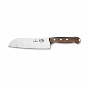 Victorinox Santoku Knife w/ Rosewood Handle & Granton Edge, 7" Food Storage,Food Containers