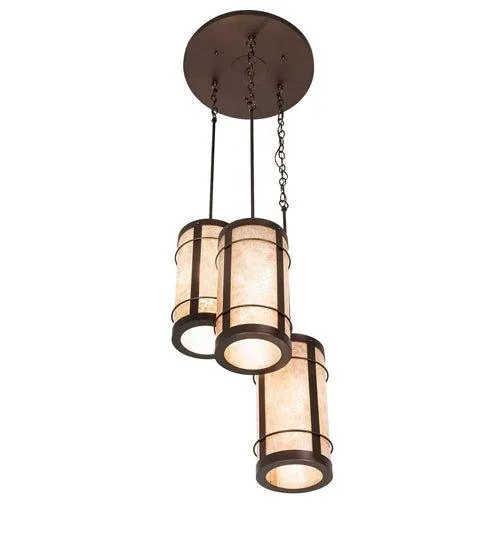 Villa 3 Light Cascading Pendant