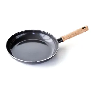 Vintage Non-Stick Frying Pan 16cm, Grey curtain fabric, upholstery textile