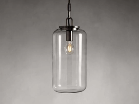 Wescott Cylinder Pendant with Chain Pendants,kitchen pendant lights