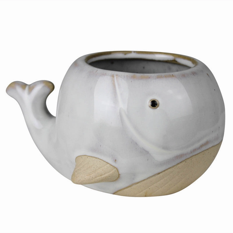 Whale Cachepot, Ceramic Vase,Ceramic Vase