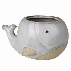 Whale Cachepot, Ceramic Vase,Ceramic Vase