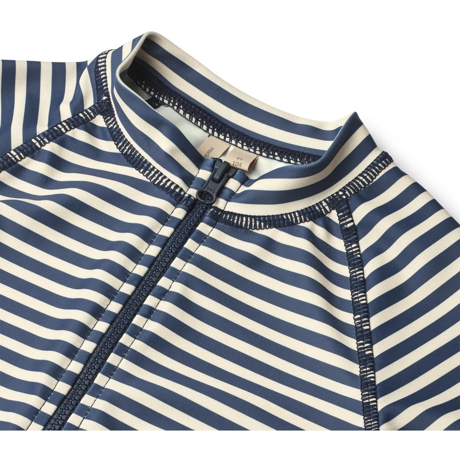 Wheat Blue Stripe Swimsuit S/S Cas