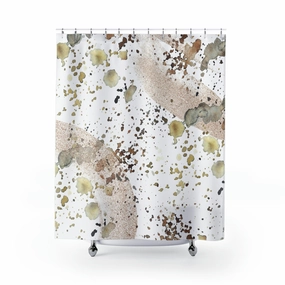 White Beige boho shower curtain Lighting,Home Lighting