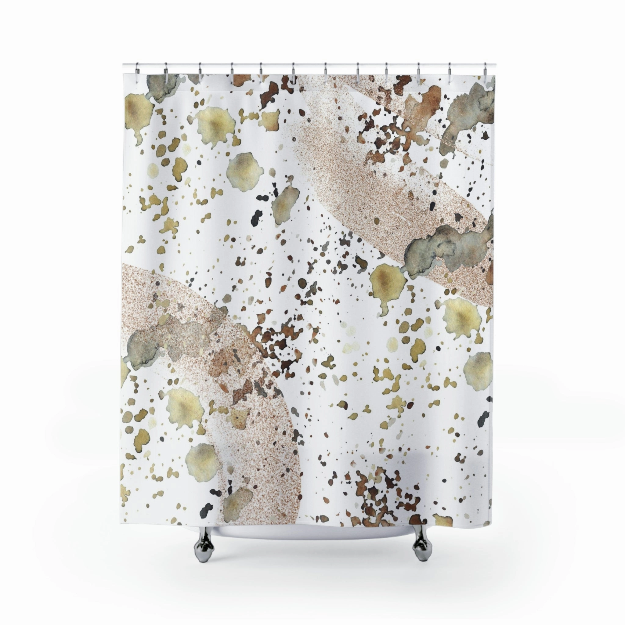 White Beige boho shower curtain Lighting,Home Lighting