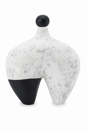 White Ceramic Decorative Vase | Liang & Eimil Caderas Vase,Glass Vase