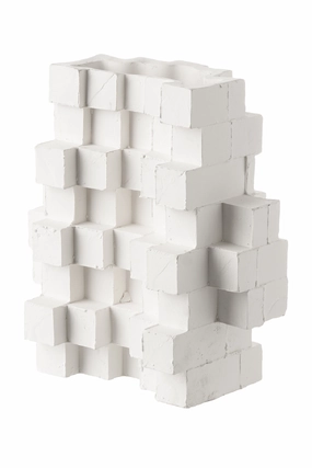 White Ceramic Modern Vase | Liang & Eimil Bloc Vase,Glass Vase