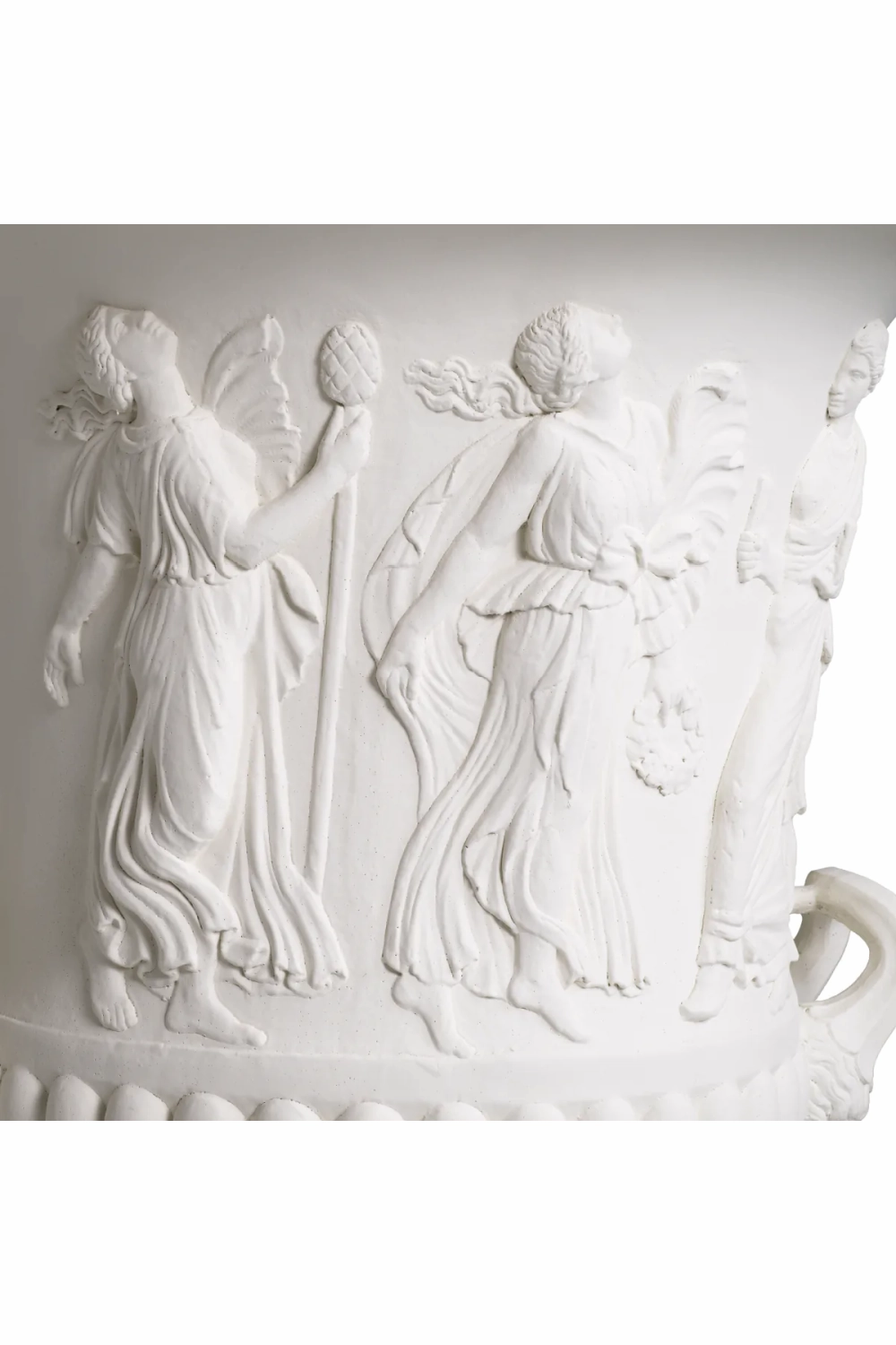 White Classical Relief Vase | Met x Eichholtz Calyx-krater