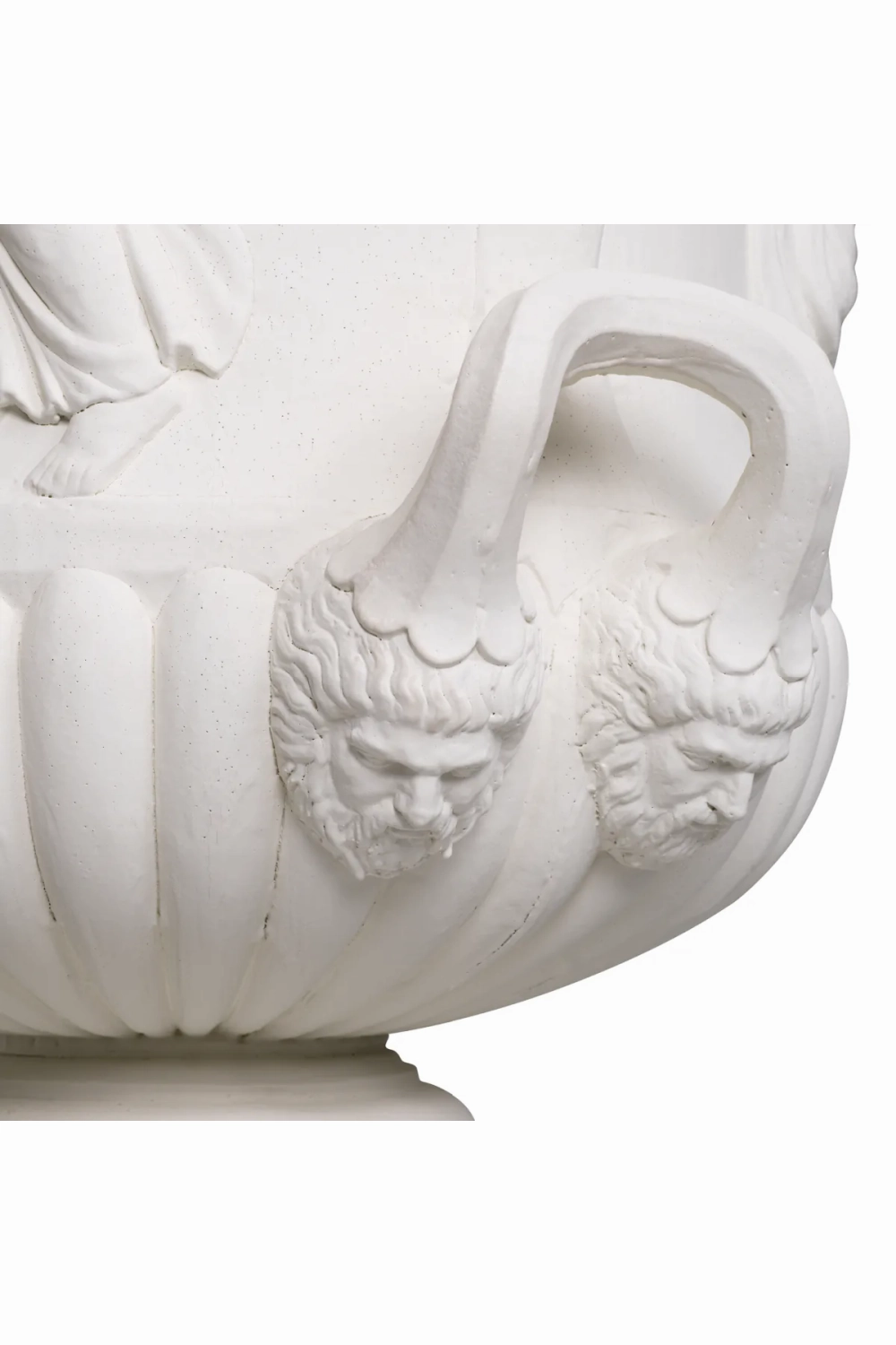 White Classical Relief Vase | Met x Eichholtz Calyx-krater