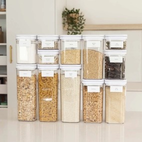 White Flip Canister Value Pack x 12 Figurines,Decorative Ornaments