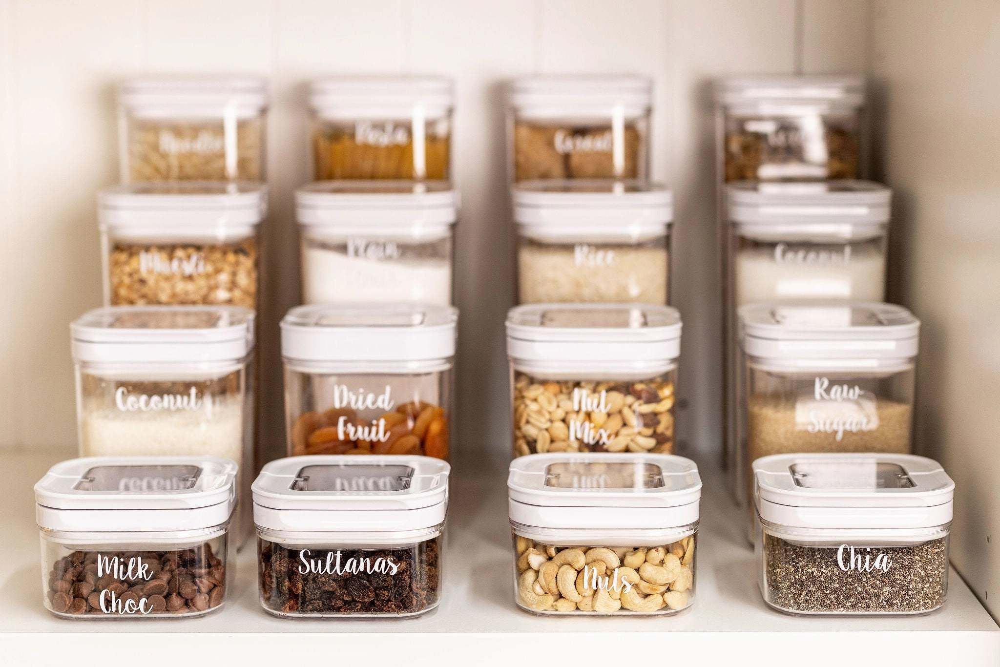 White Flip Canister Value Pack x 16