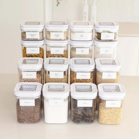 White Flip Canister Value Pack x 16 Figurines,Decorative Ornaments