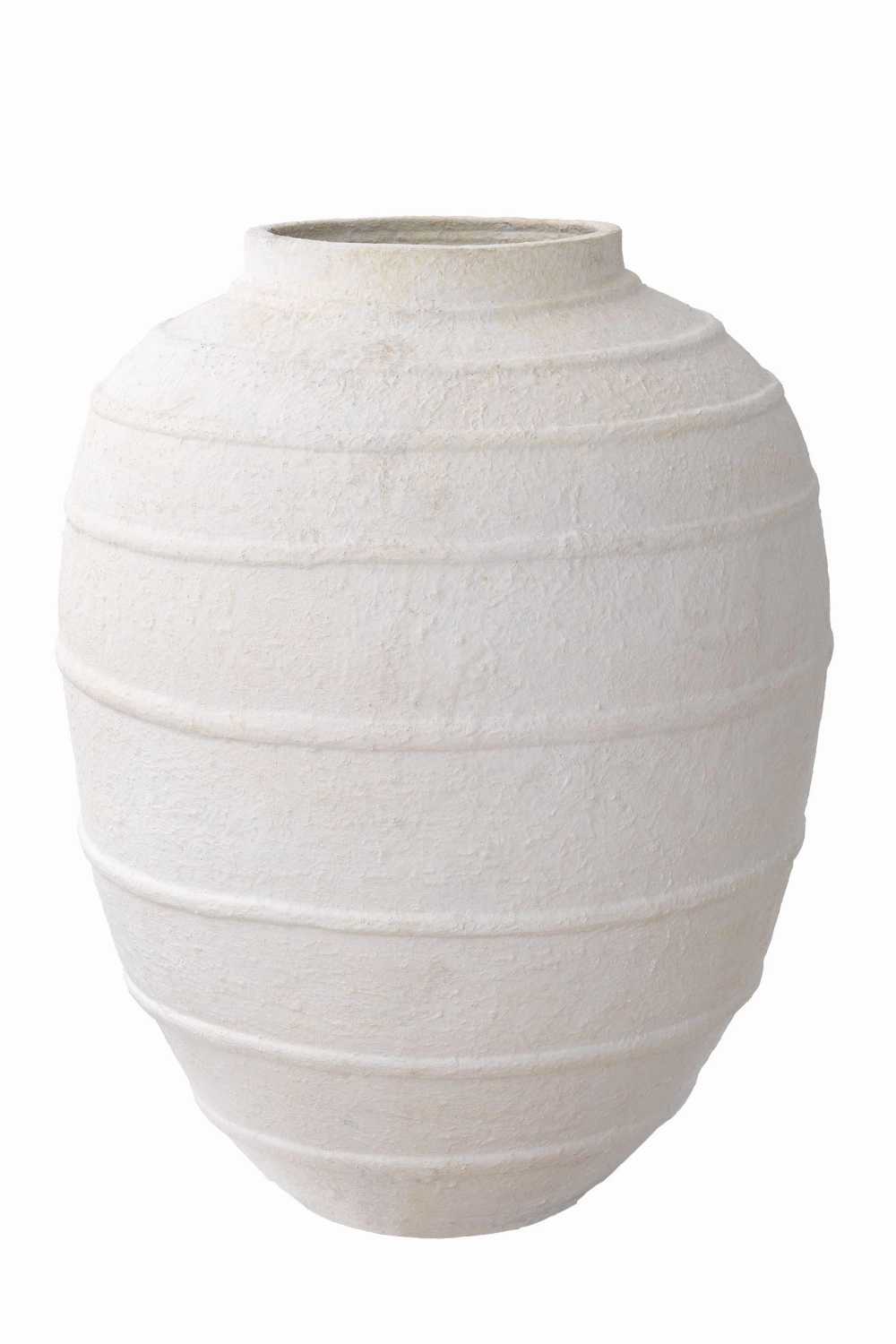 White Handmade Clay Vase | Eichholtz Romane