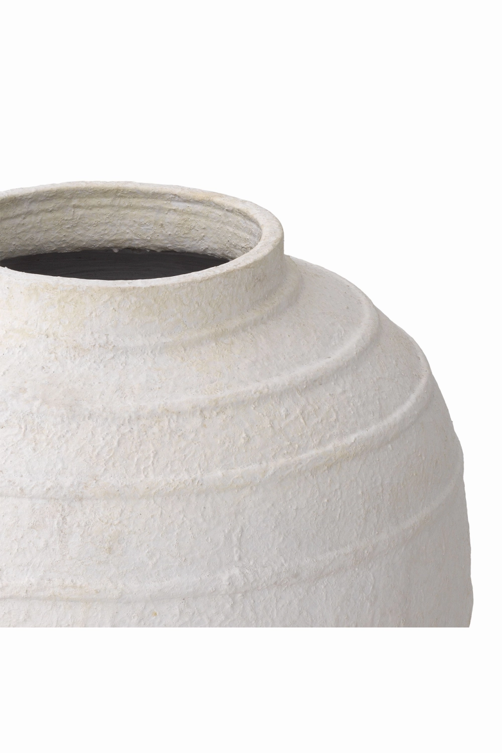 White Handmade Clay Vase | Eichholtz Romane