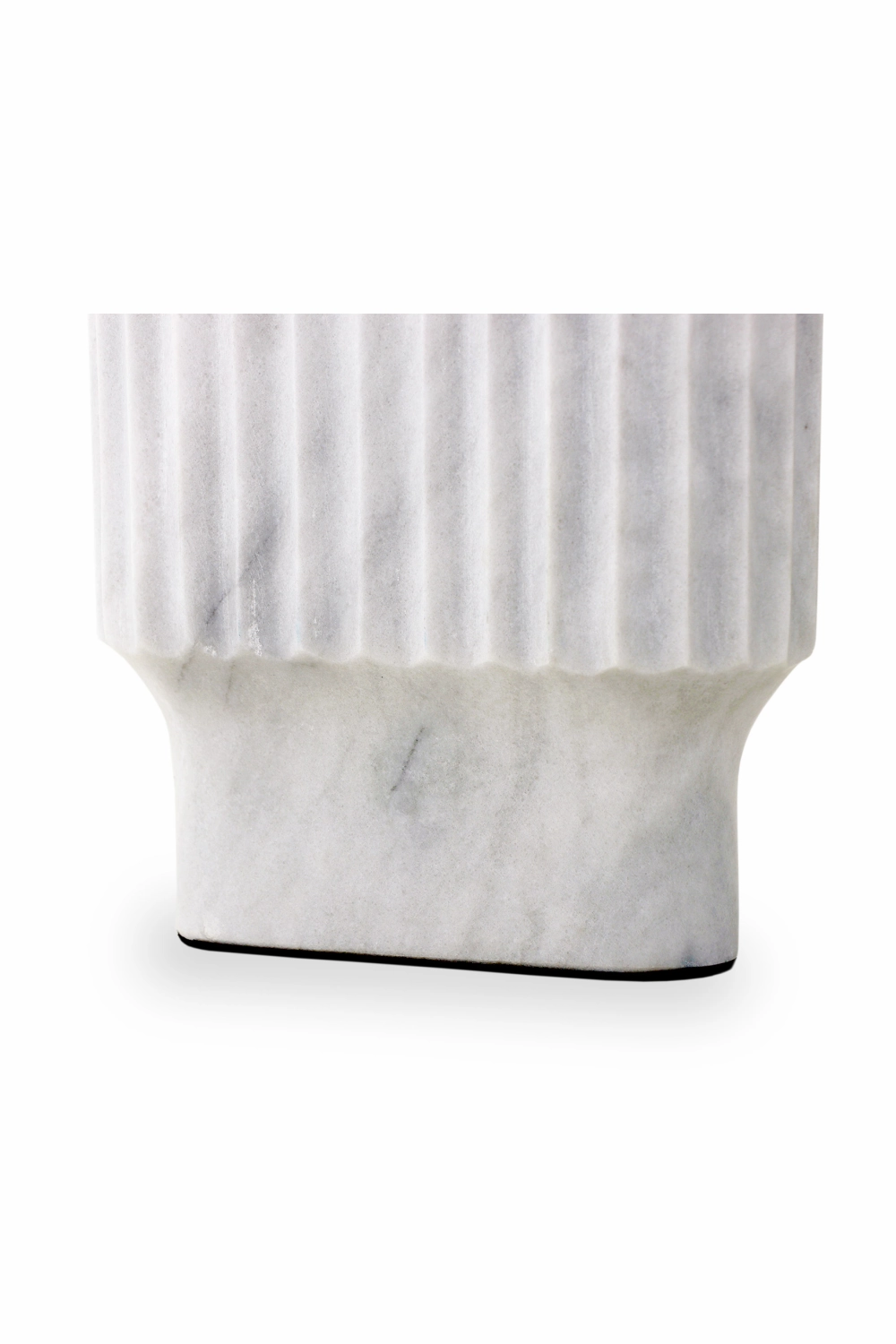 White Marble Ribbed Vase | Liang & Eimil Renzo