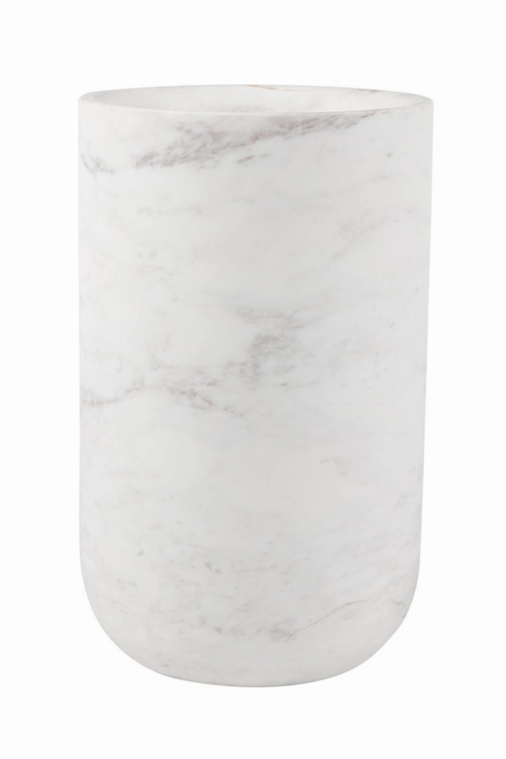 White Marble Vase | Zuiver Fajen Vase,Glass Vase