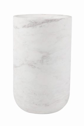 White Marble Vase | Zuiver Fajen Vase,Glass Vase