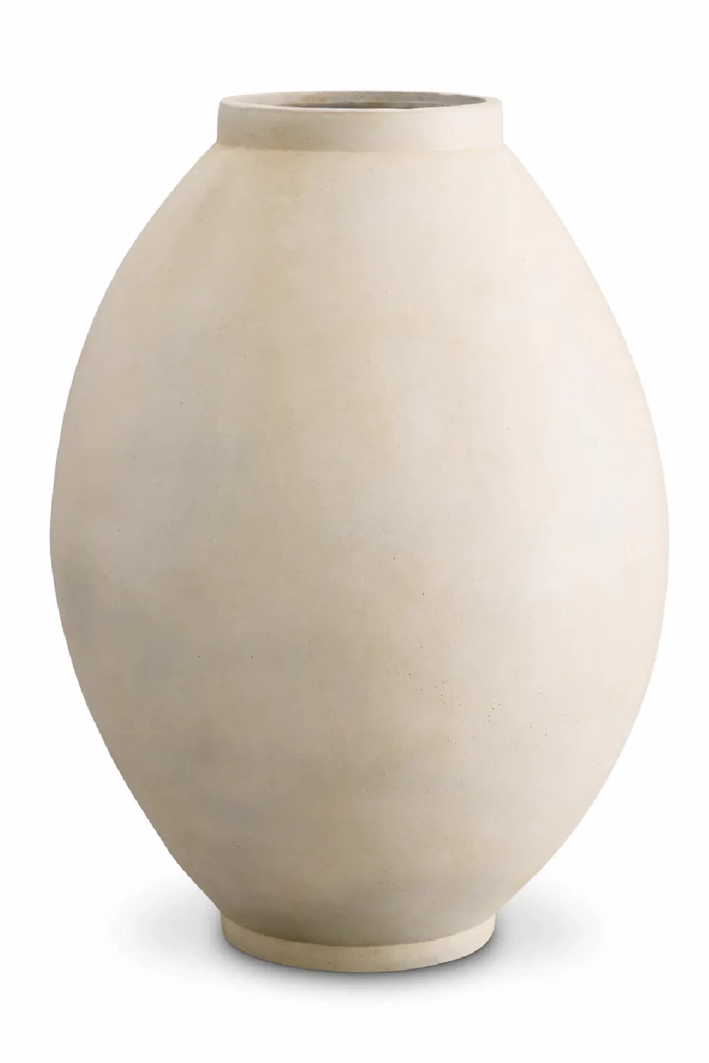 White Ovoid Vase | Met x Eichholtz  Moon Jar Vase,Glass Vase