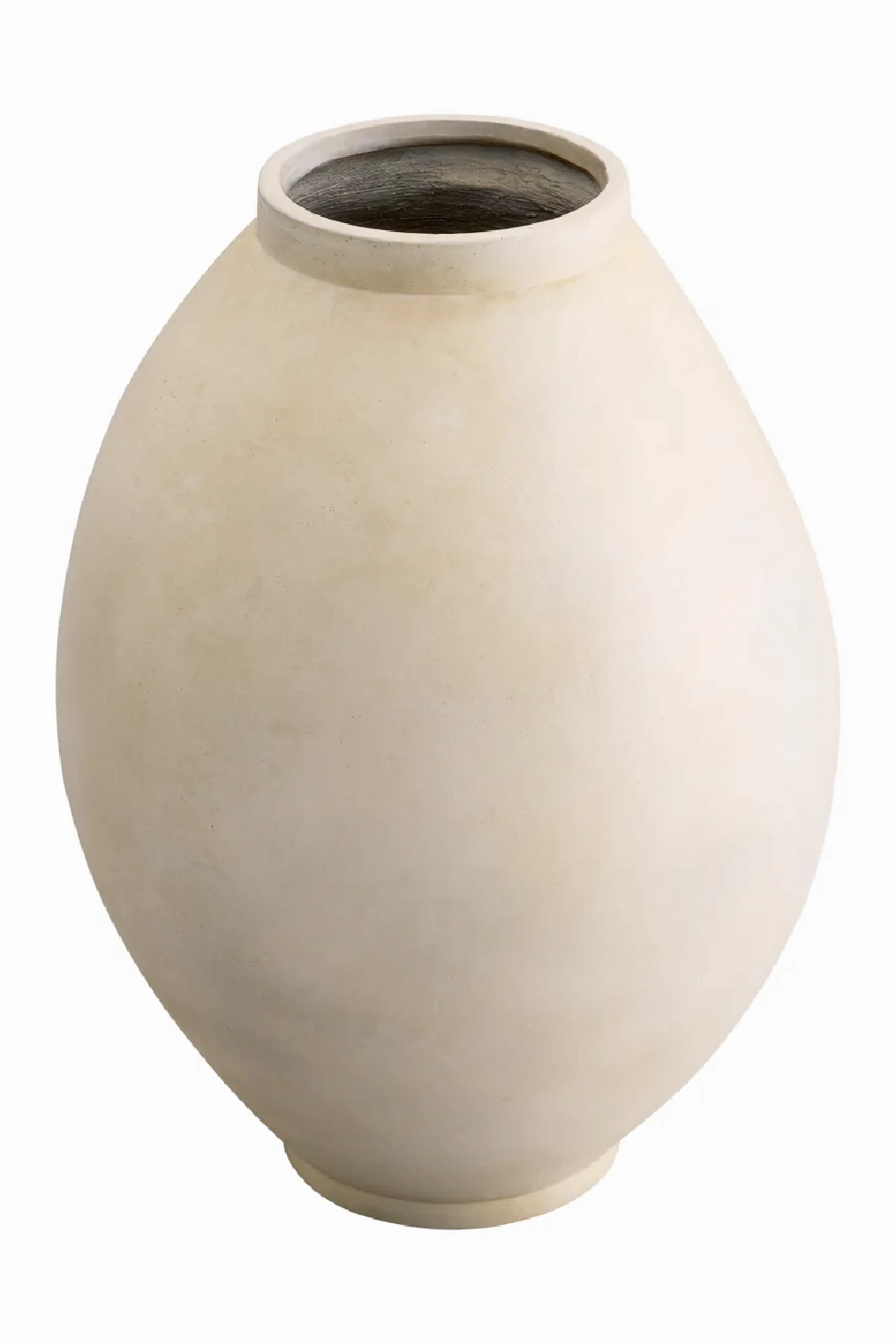 White Ovoid Vase | Met x Eichholtz  Moon Jar