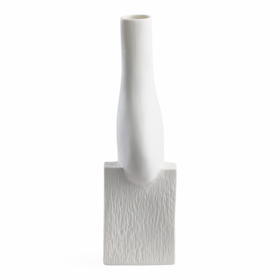 White Porcelain Abstract Vase XL | Jonathan Adler Paradox