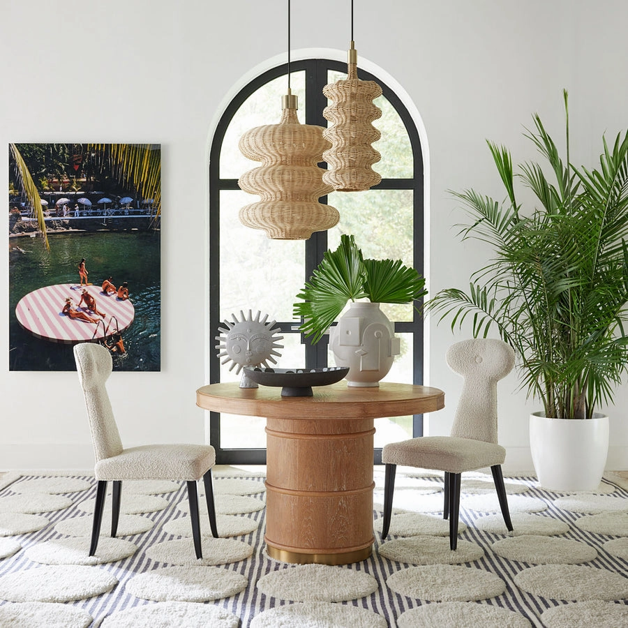 White Porcelain Decorative Object | Jonathan Adler Utopia Sun