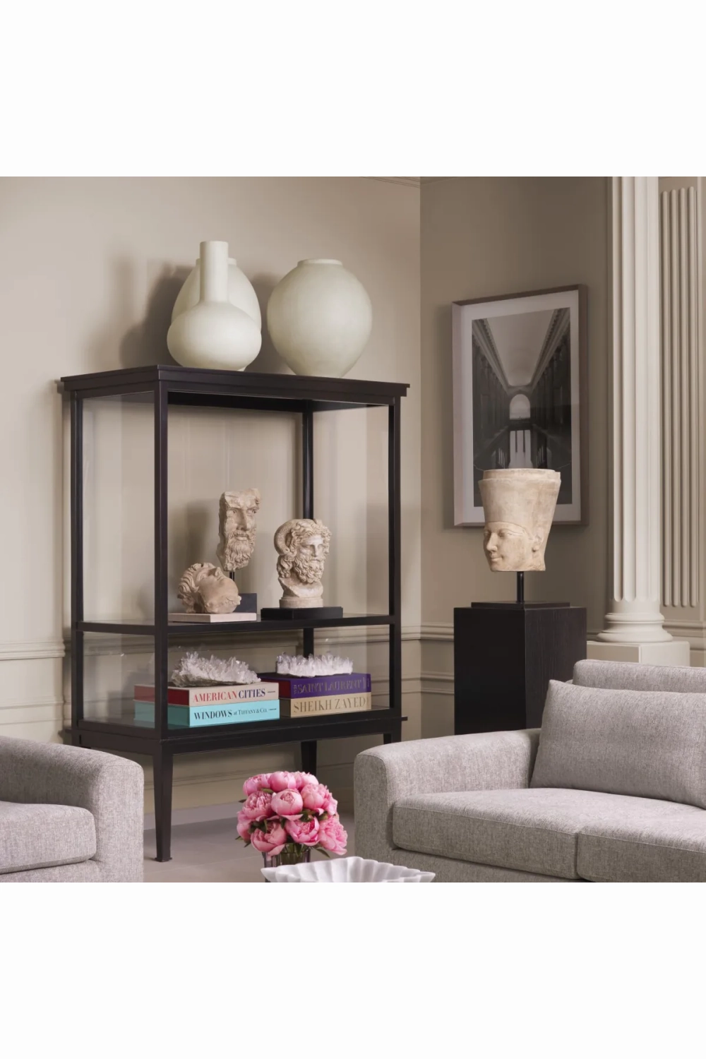 White Spherical Vase | Met x Eichholtz Moon Jar