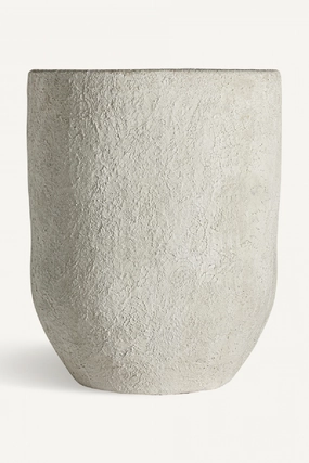 White Terracotta Vase | Vical Home Georgia Vase,Glass Vase