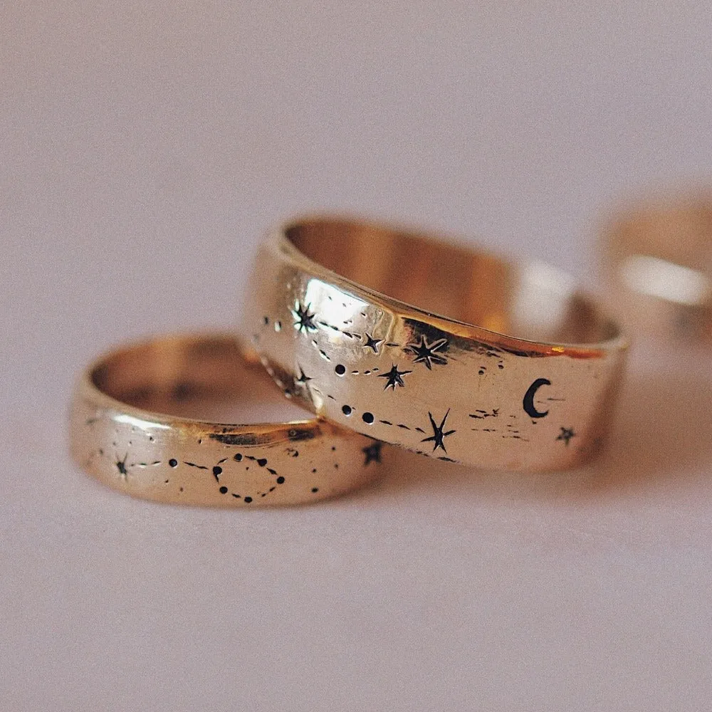 Wide Written in the Stars Ring