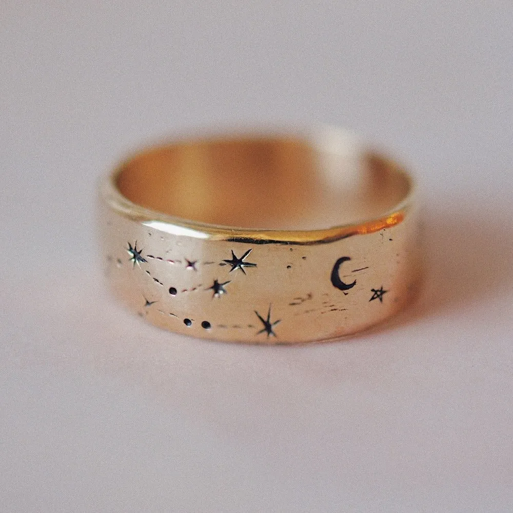 Wide Written in the Stars Ring