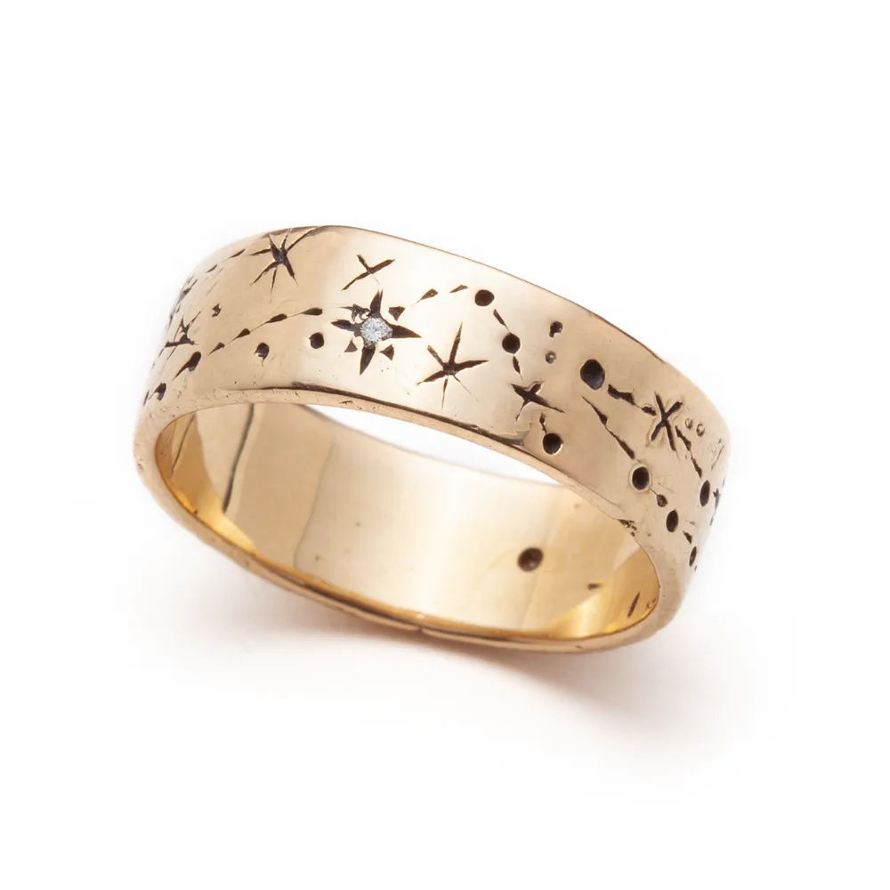 Wide Written in the Stars Ring