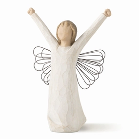 Willow Tree Couarge Angel Decorative Mirror,Home Decor Mirror